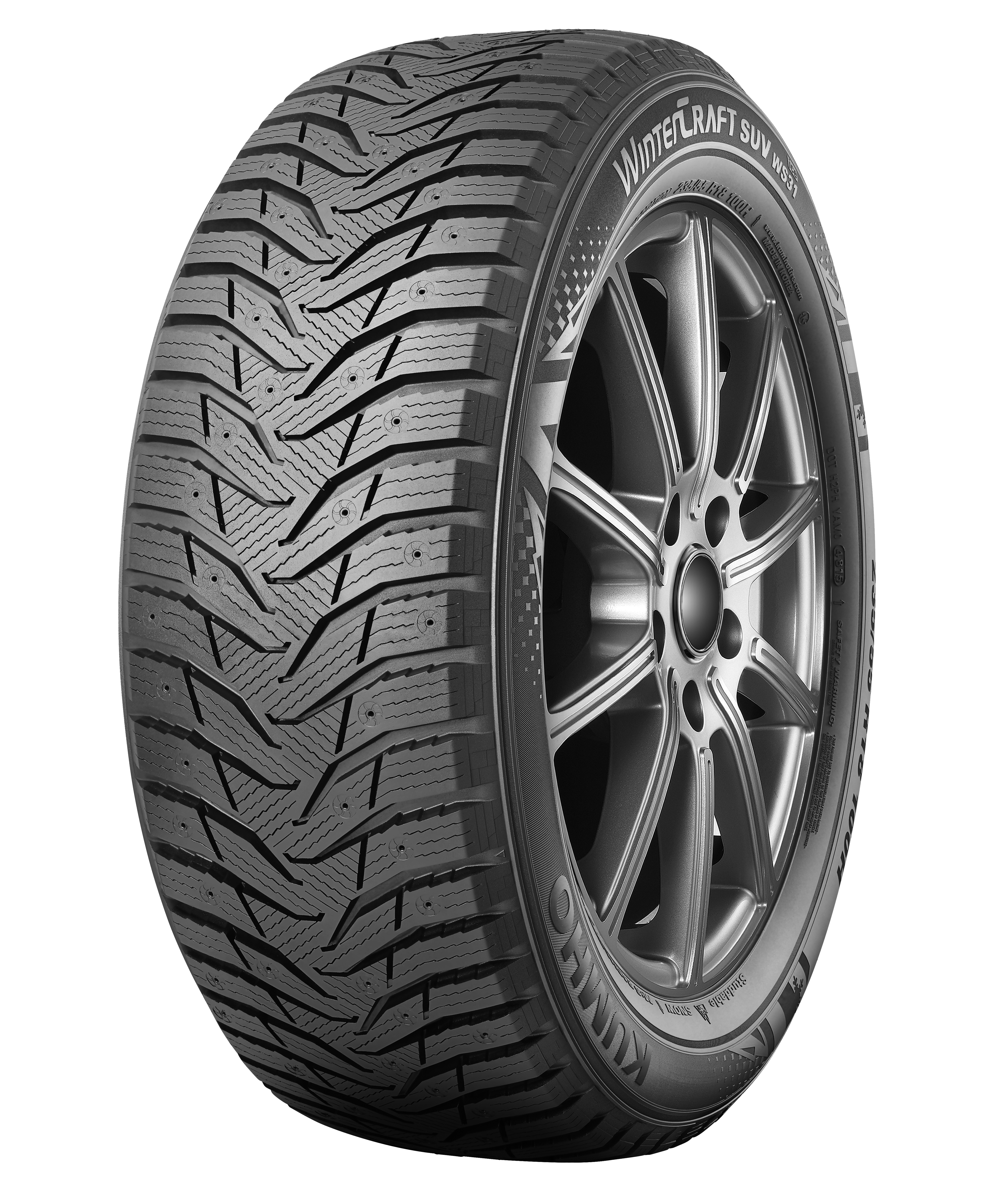 Автошина R21 295/40 Kumho WinterCraft ice SUV WS31 111T шип 2249423