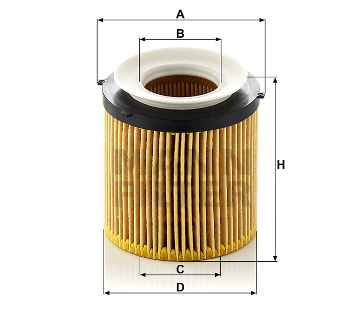 MANN FILTER фильтр масляный