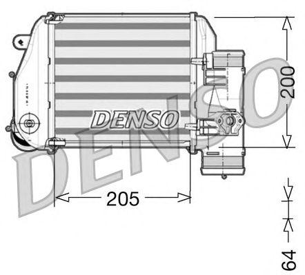Интеркулер, DENSO, DIT02024