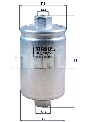 Фильтр топливный KL 1075
