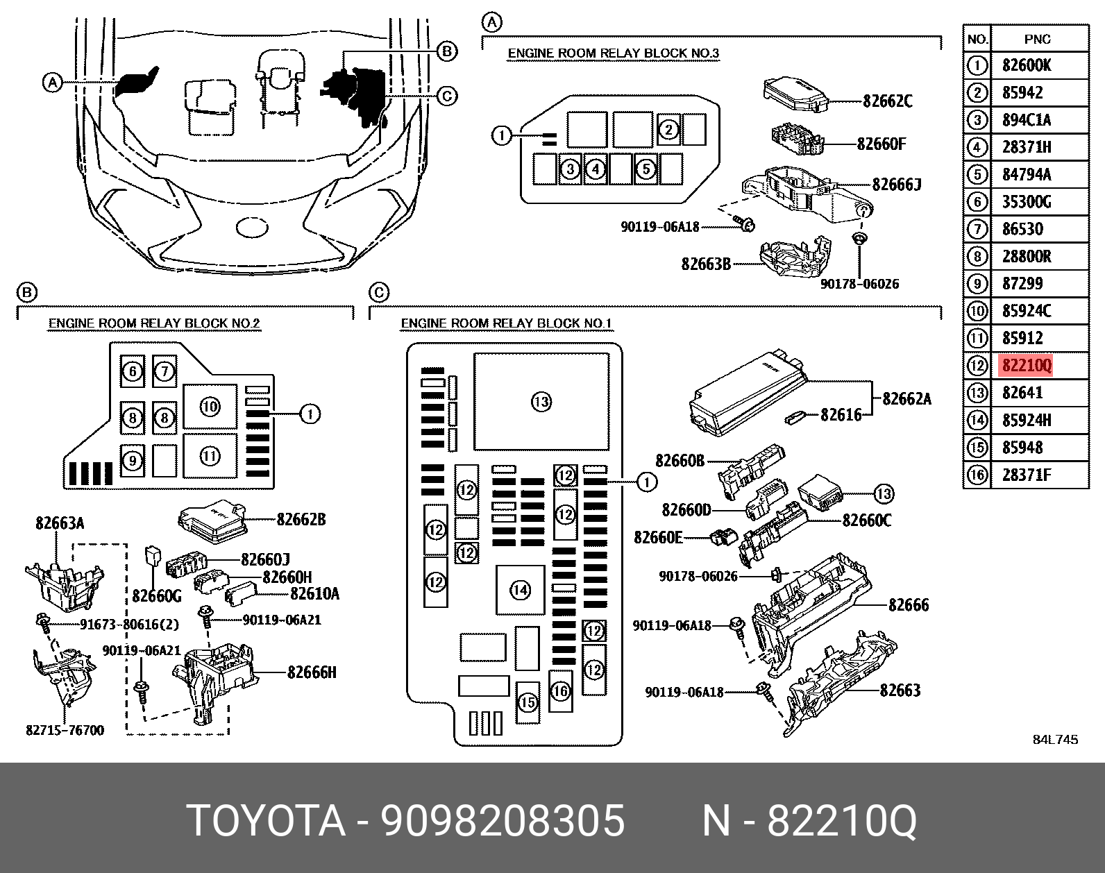 9098208305 GENUINE TOYOTA 9098208305, HILUX 201708 202005, GUN125