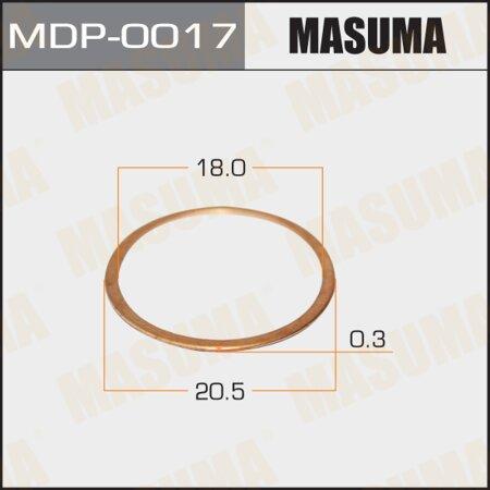 MASUMA шайба! для форсунки медь 18х20.5х0.3\ Mazda