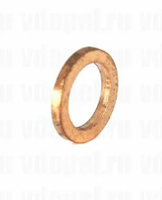 кольцо медное прессшайба переднего тормозного шланга 