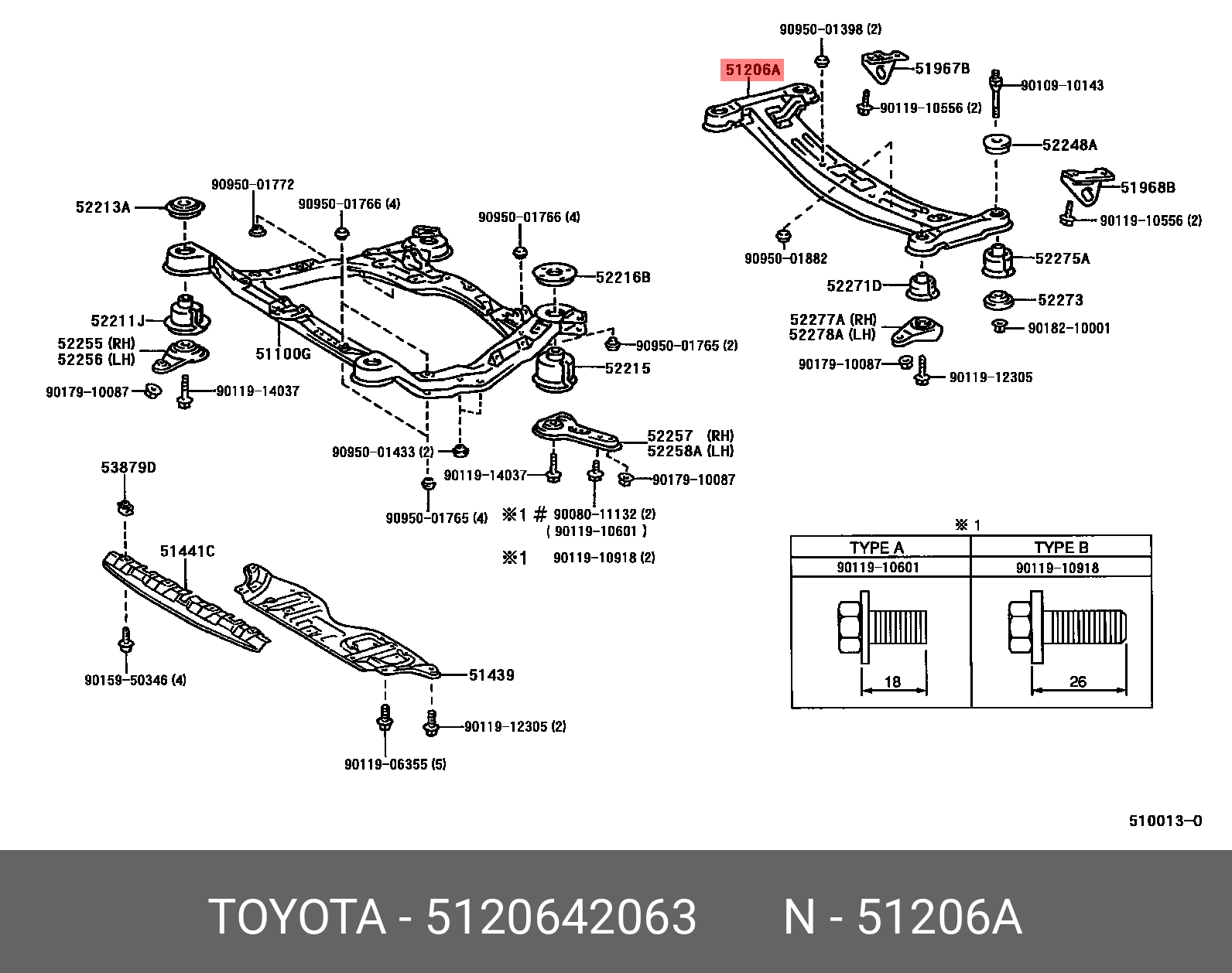 TOYOTA HARRIER 201312 - 202005 GENUINE PARTS