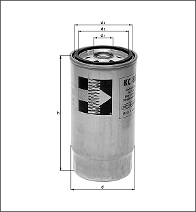 Фильтр топливный KC 188