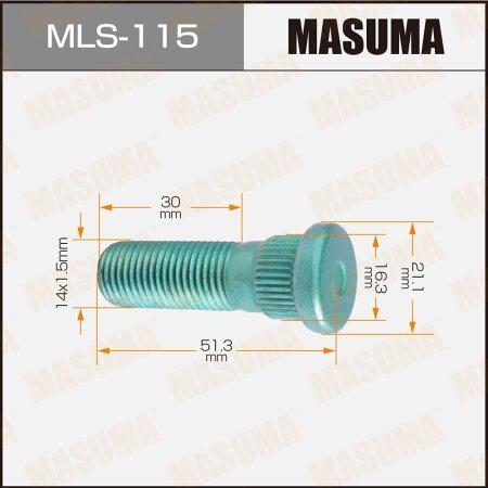 MASUMA шпилька 14x1.5x16.1x51Toyota Land Cruiser 100 98-07