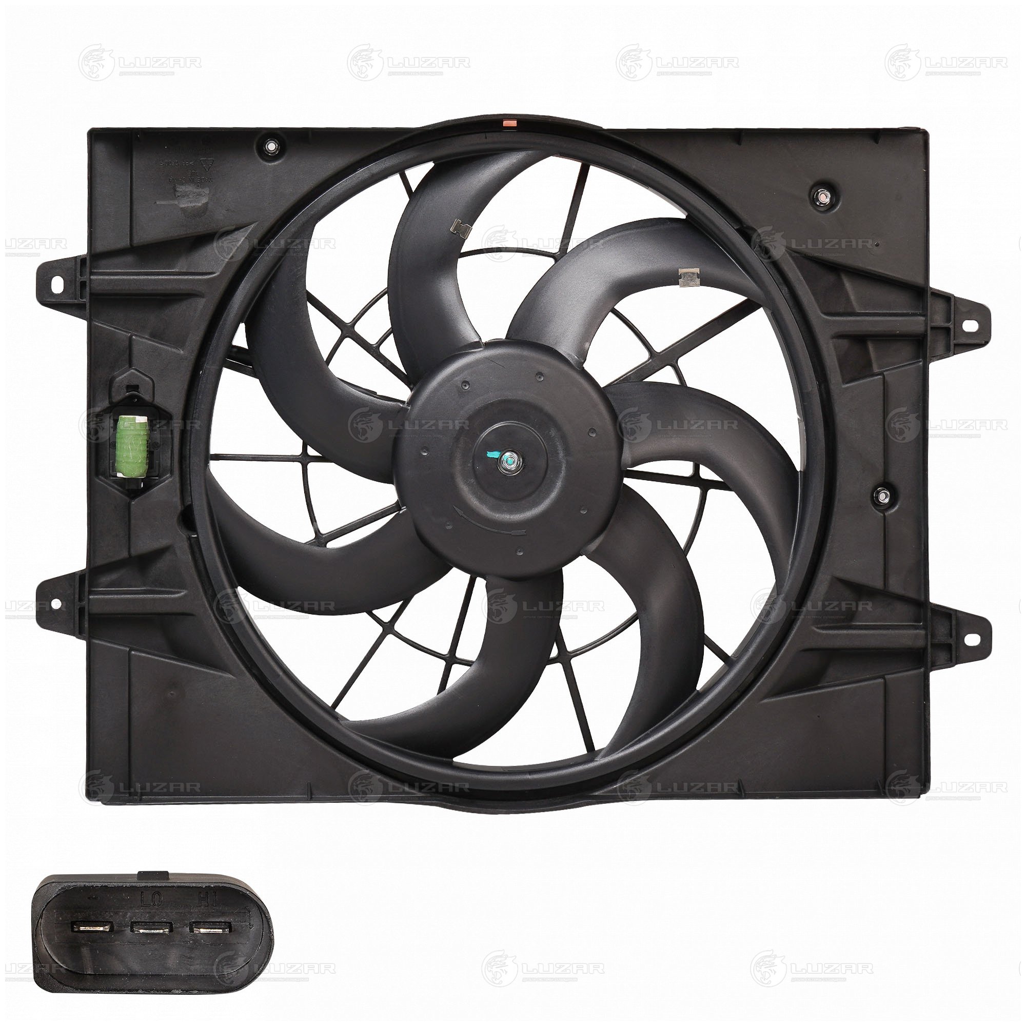 Электровентилятор охлаждения в сборе