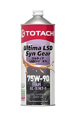 Трансмиссионное масло TOTACHI Ultima LSD Syn-Gear 75W-90 GL-5 1л	