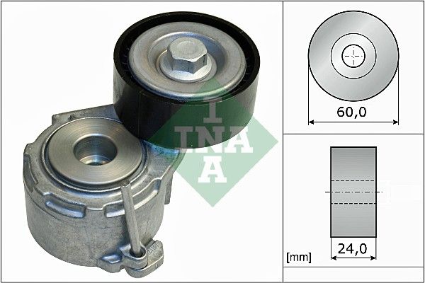 Ролик натяжной, INA, 534011120