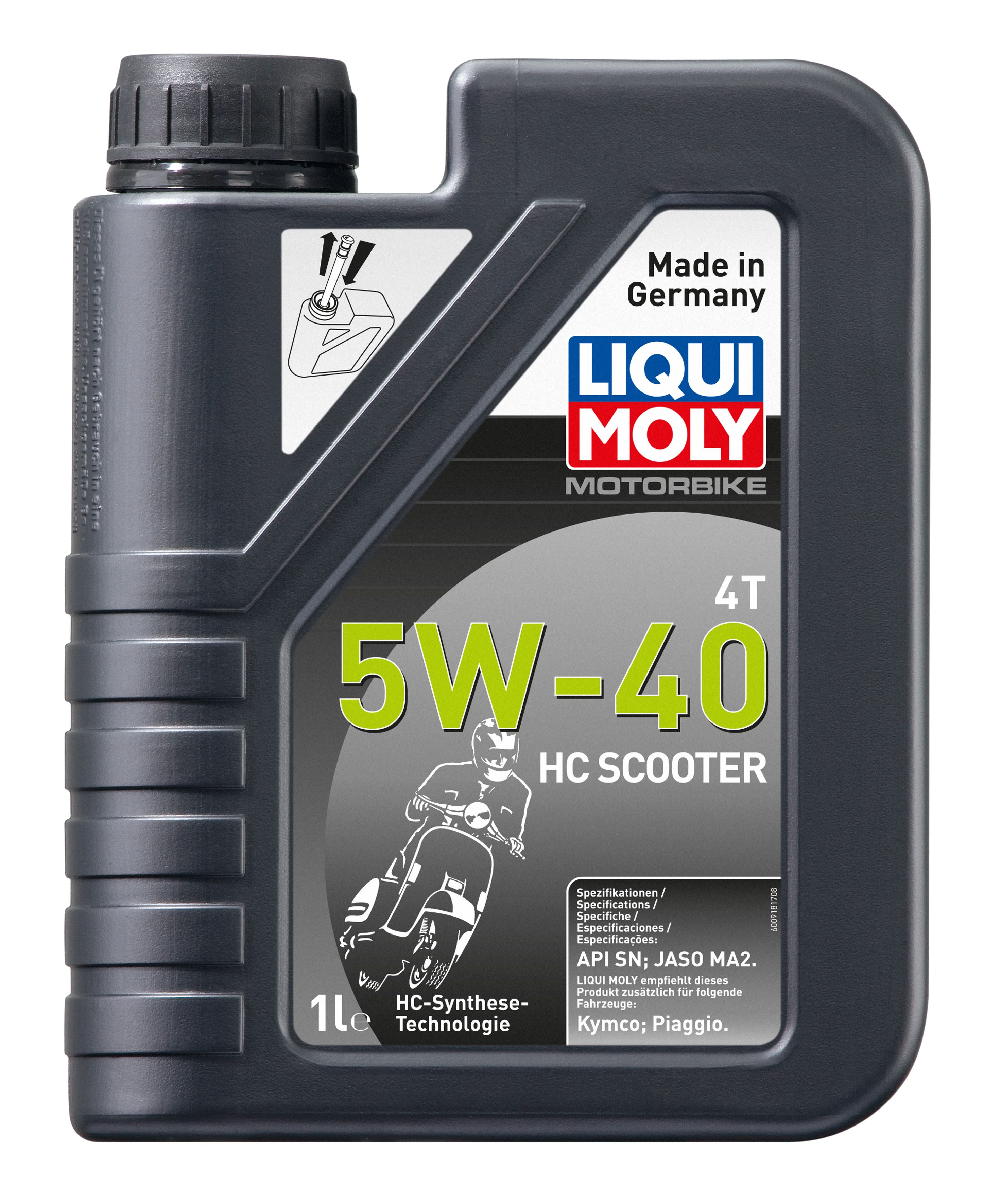 Масло моторное Liqui Moly Motorbike 4T 5W40 HC Scooter