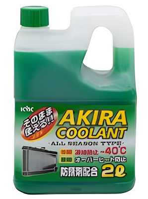 Антифриз готовый  AKIRA Coolant -40°C зеленый (2л)