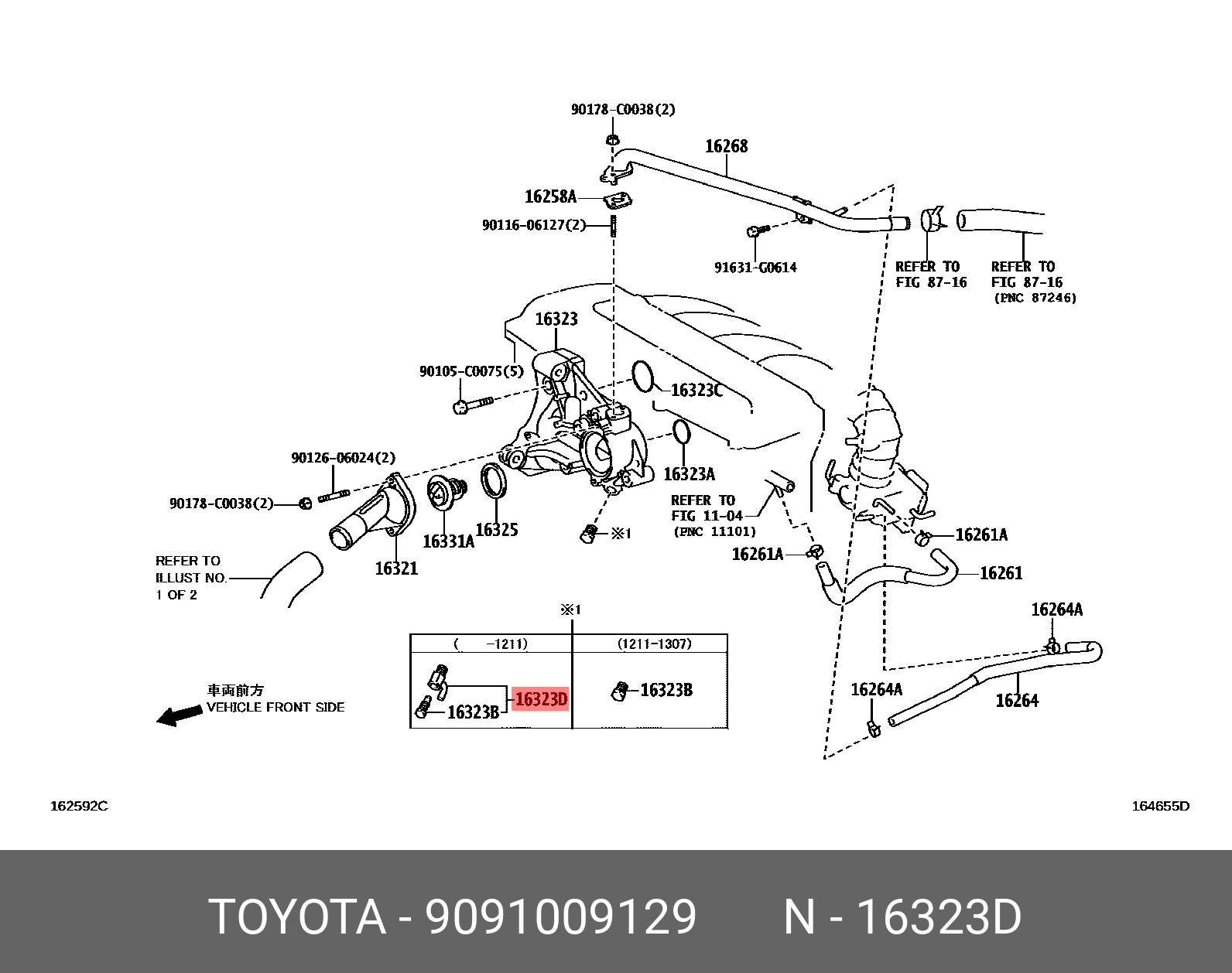 PRIUS (PLUG-IN) LEASE 200912 - 201010, COCK SUB-ASSY, WATER DRAIN(FOR CYLINDER BLOCK)