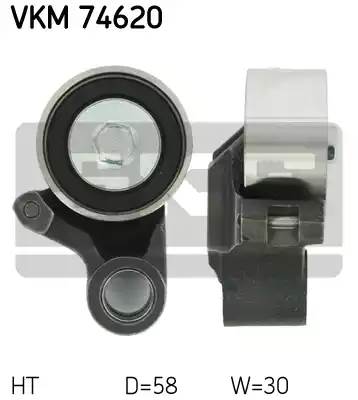 Ролик натяжной ремня ГРМ с механизмом натяжения, SKF, VKM74620