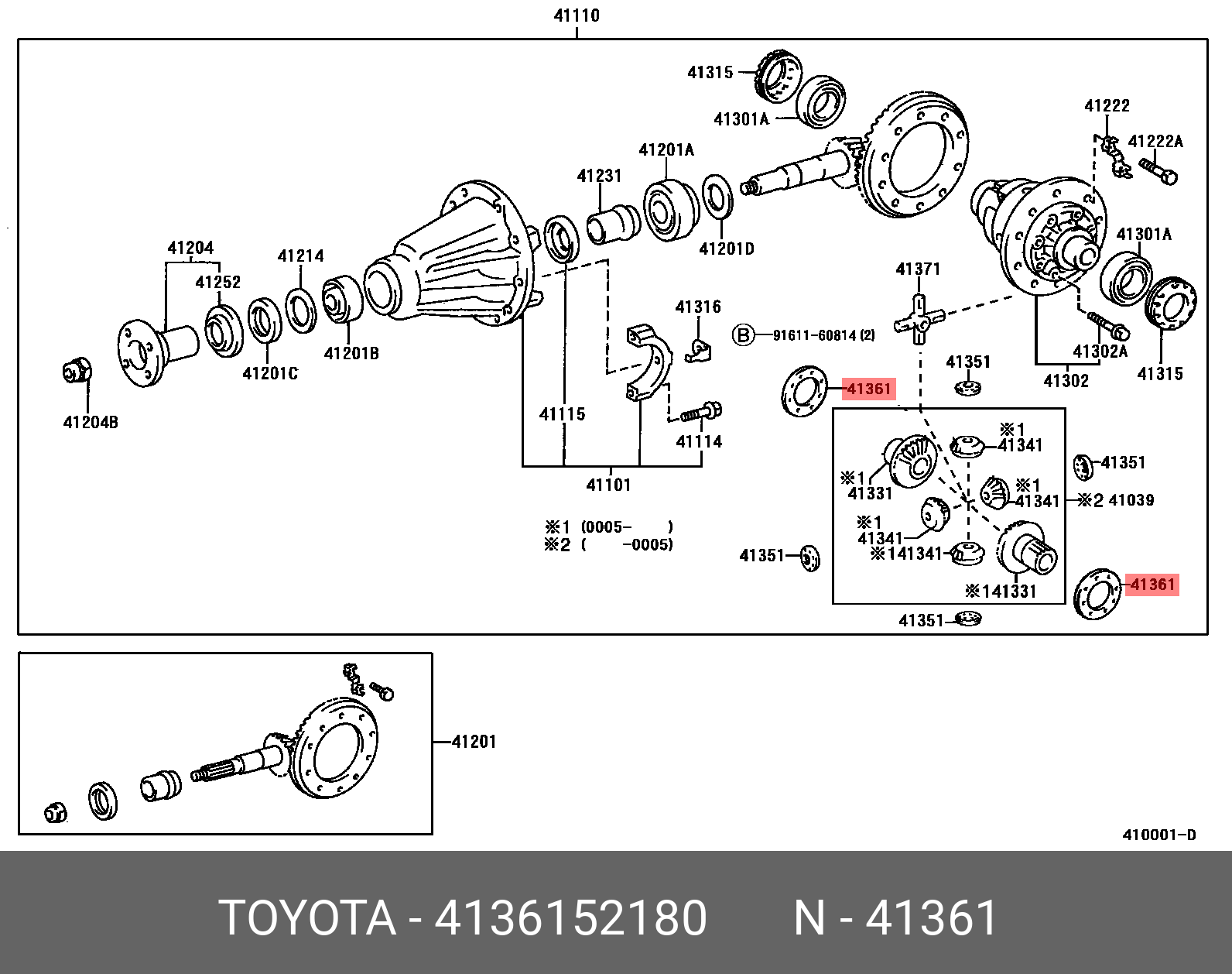 4136152180, YARIS 202002-, KSP210, MXPA1#, MXPH1#, WASHER, REAR DIFFERENTIAL SIDE GEAR THRUST, NO.1