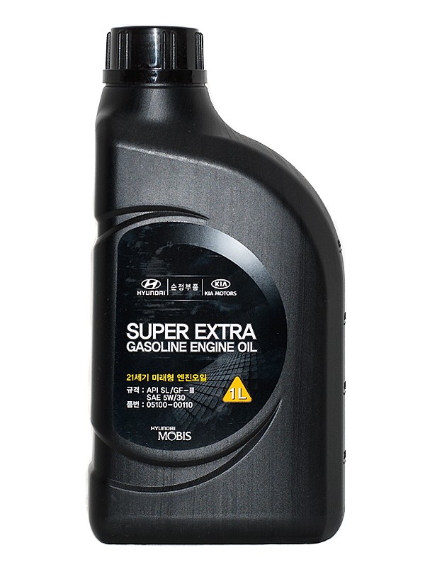 Масло моторное "HYUNDAI Super Extra Gasoline 5W-30 SL, GF3", 1л