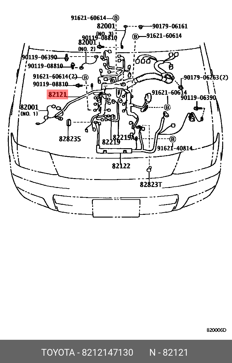 PRIUS (PLUG-IN) LEASE 200912 - 201010, WIRE, ENGINE