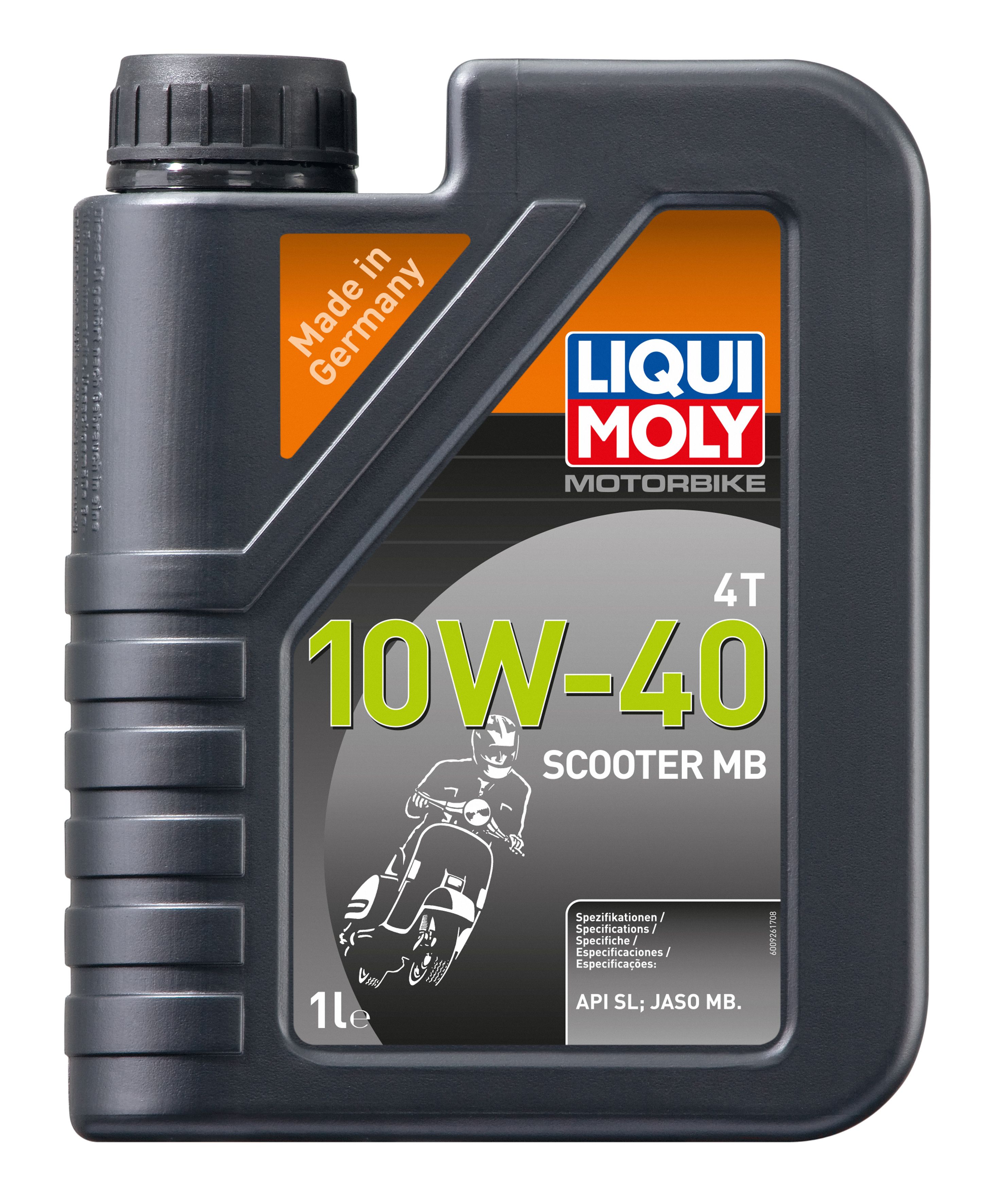 Масло моторное Liqui Moly Motorbike 4T 10W40 Scooter MB