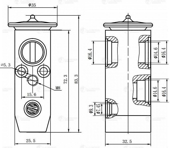 Клапан расширительный кондиционера
