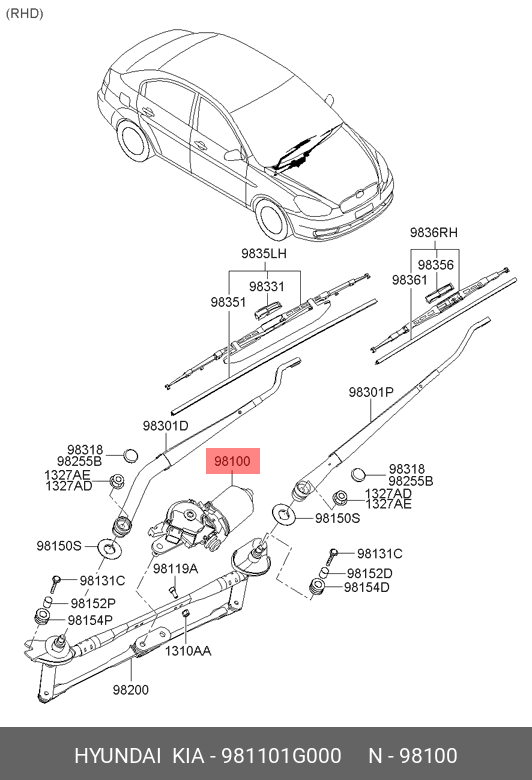 MOTORAS STERGATOR PARBRIZ