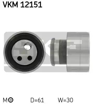 Ролик натяжной ремня ГРМ, SKF, VKM12151