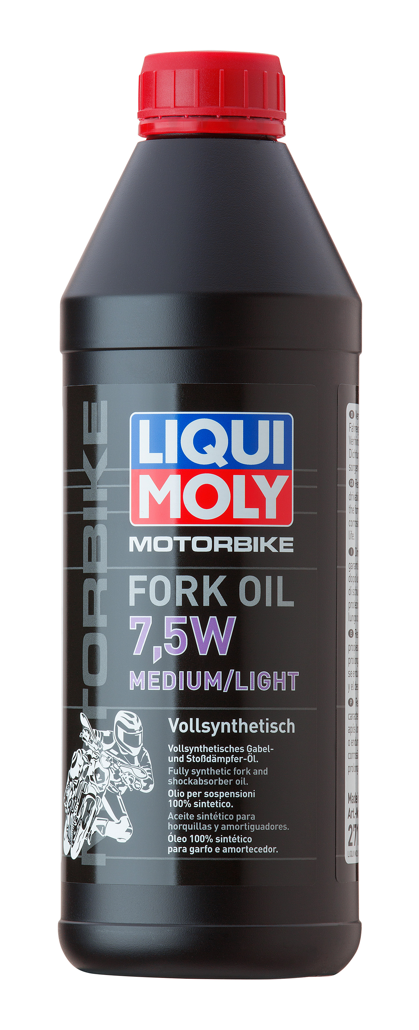 Масло трансмиссионное синтетическое "Motorbike Fork Oil 7,5W medium/light", 1л
