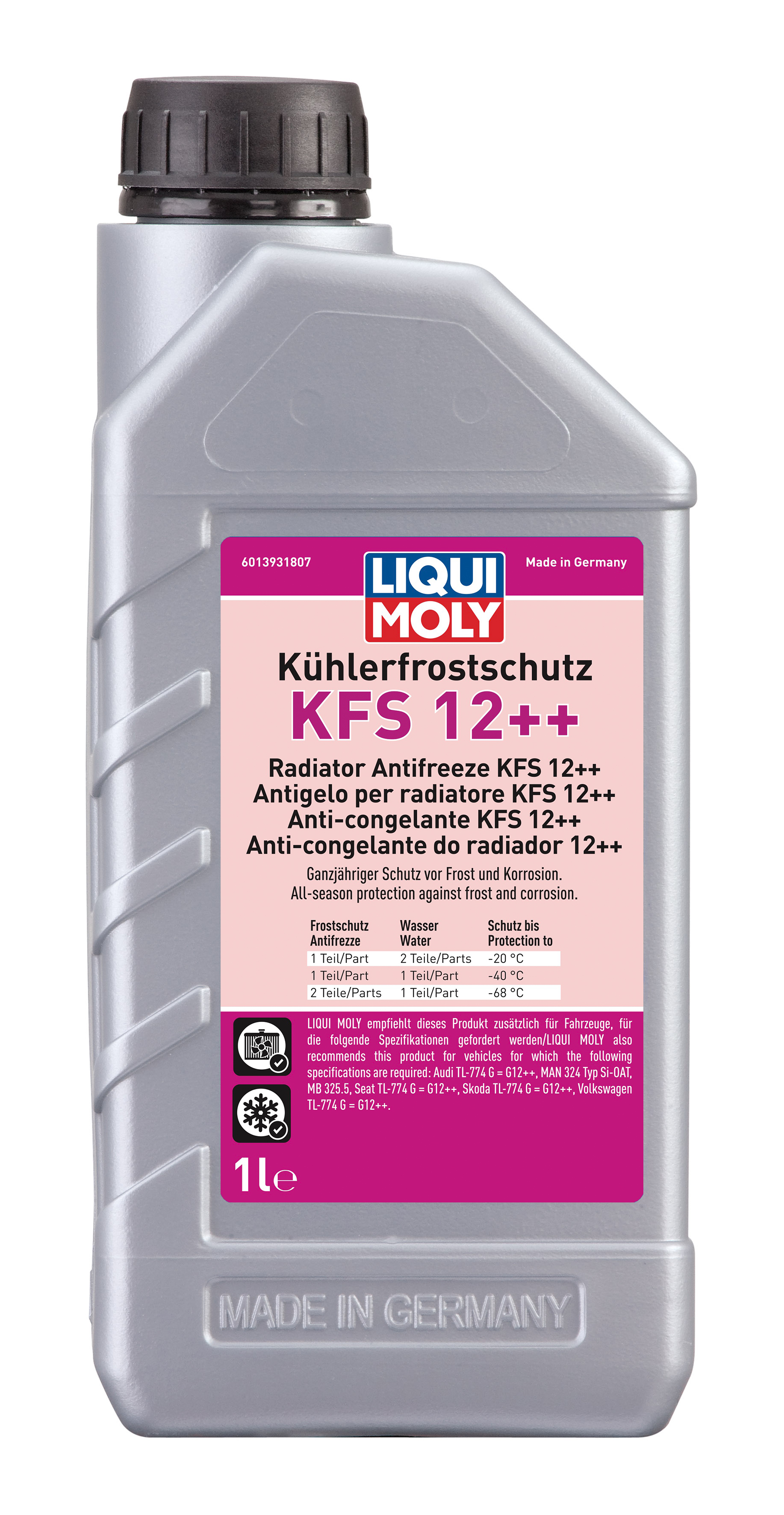 LIQUI MOLY Антифриз-концентрат 12++ 1л (красный)