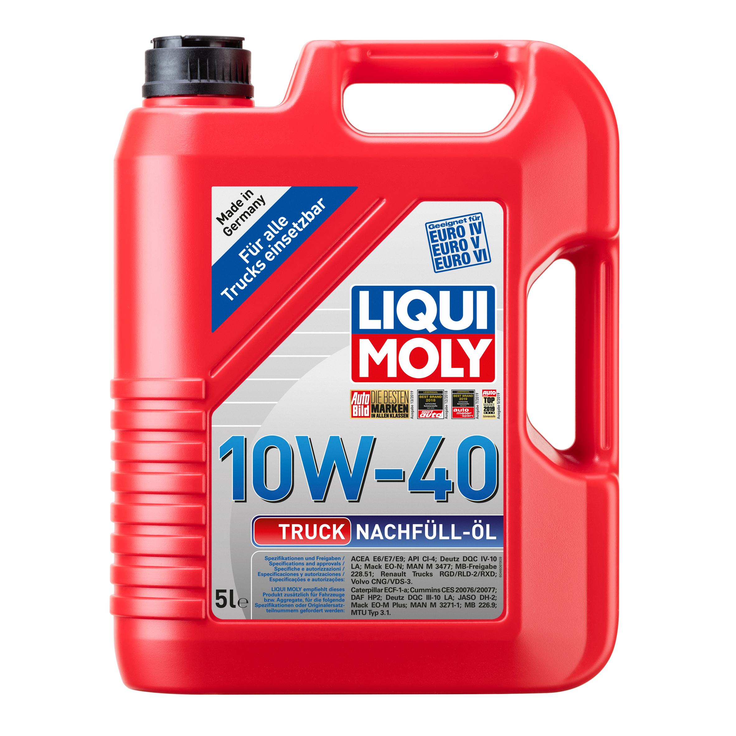 Liqui Moly Truck-Nachfull-Oil SAE 10W-40