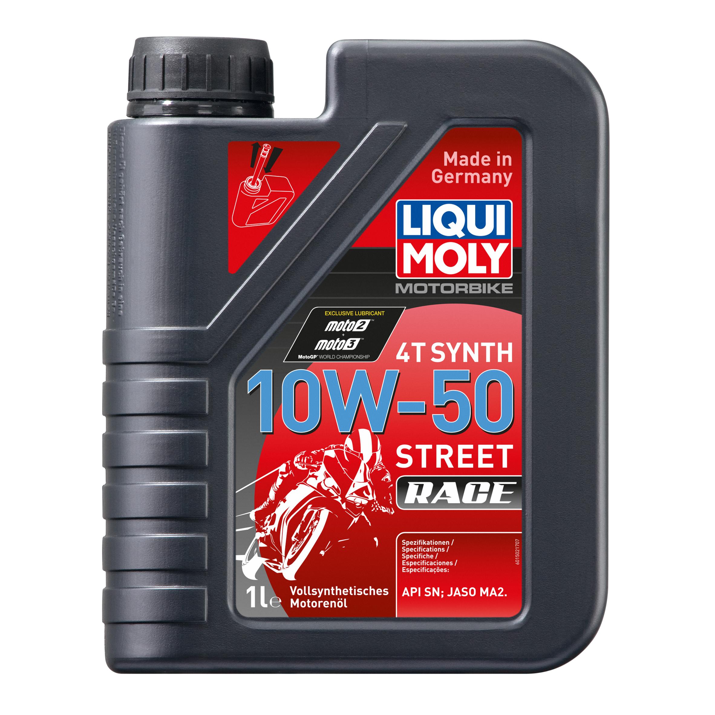Liqui Moly Motorbike 4T Synth Street Race 10W50 1л 3982