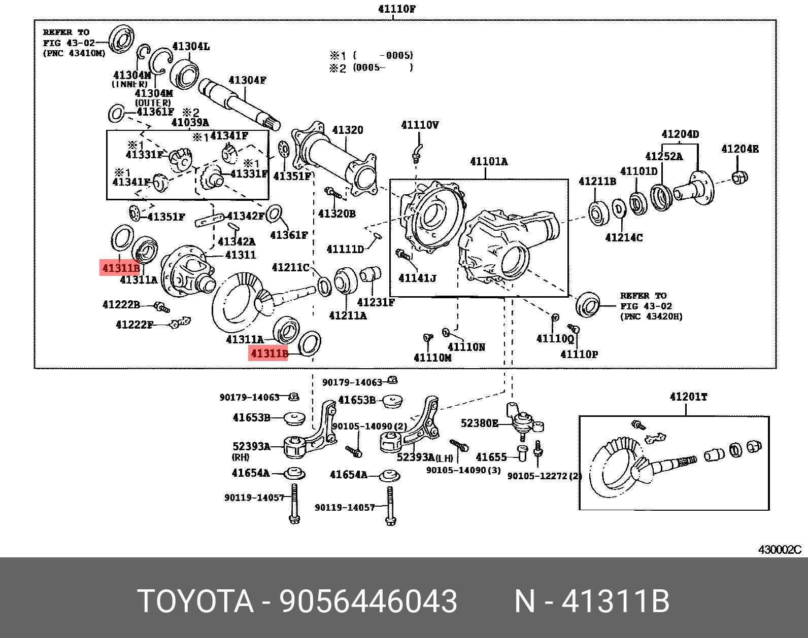 TOYOTA GR 86 2021 - ZN8 GENUINE PARTS