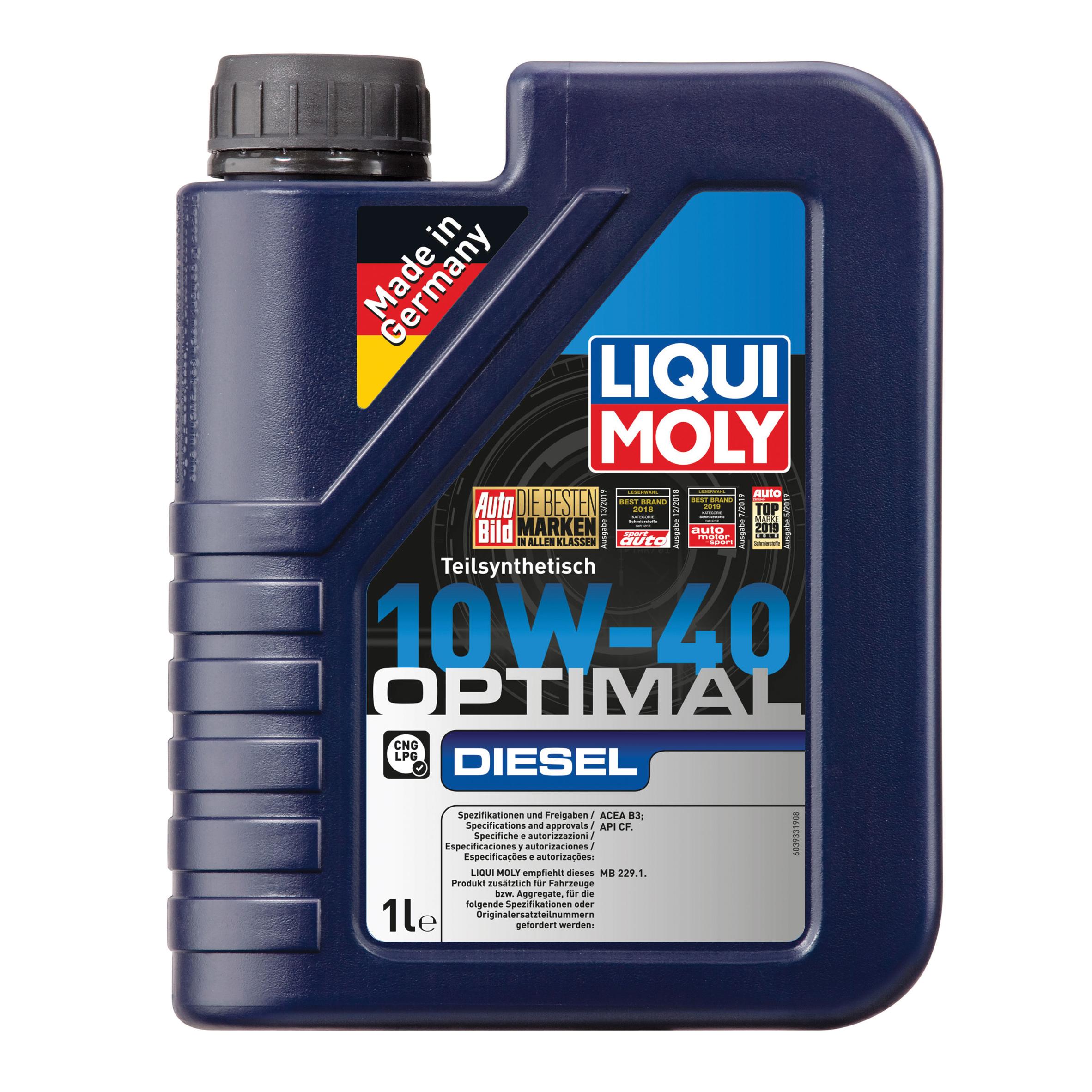 Liqui Moly Optimal Diesel 10w40 B3/CF 1л 3933