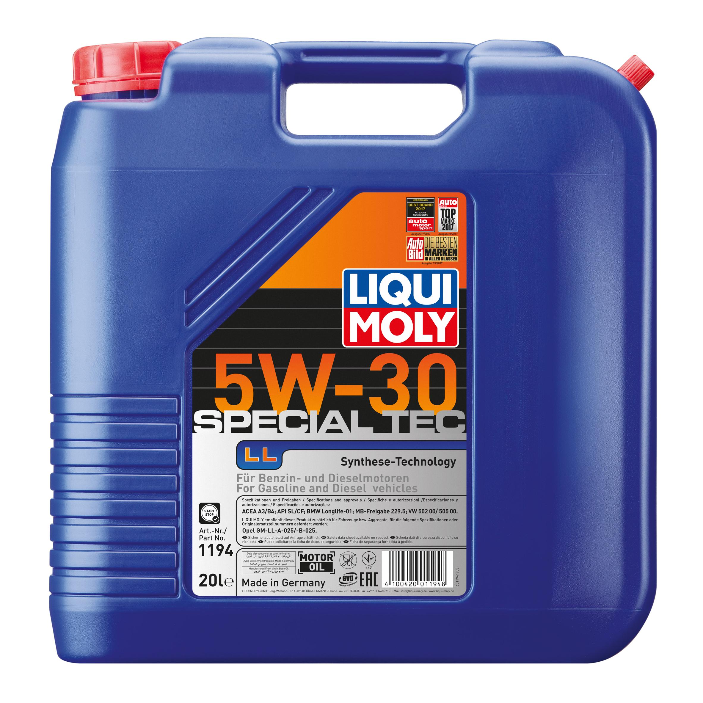 Liqui Moly Special Tec LL SAE 5W-30
