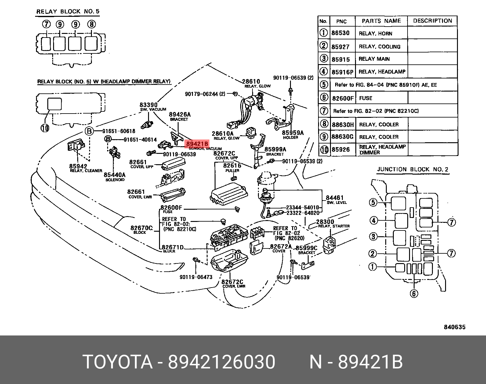 PRIUS PHV 201609 - , SENSOR ASSY, VACUUM (FOR E.F.I.)