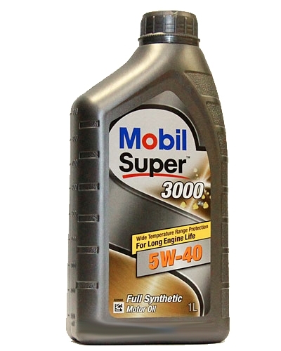 Масло моторное "MOBIL Super 3000 X1 5W-40 API SM/SN/CF; ACEA A3/B3/B4", 1л