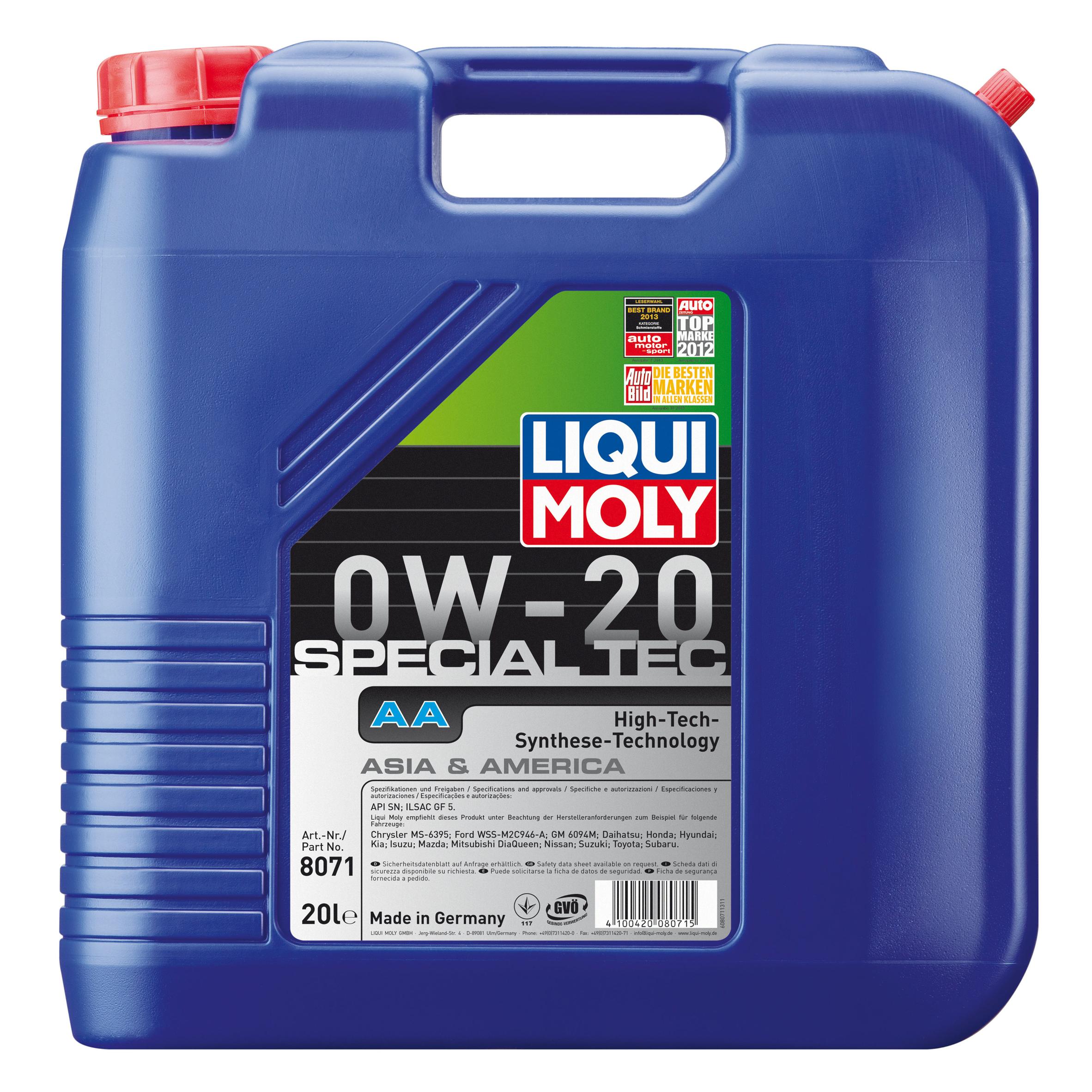 Liqui Moly Special Tec AA 0W-20