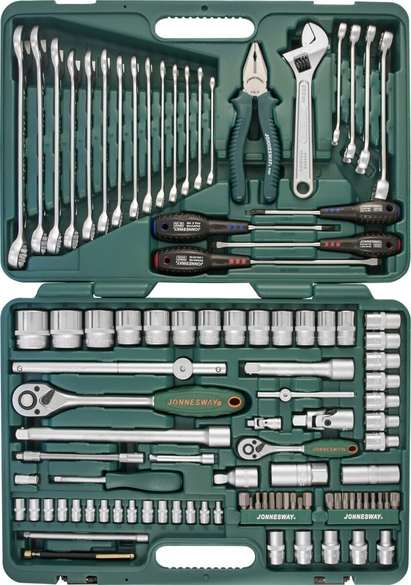 S04H624101S Набор инструмента универсальный 1/4", 1/2"DR, 101 предмет