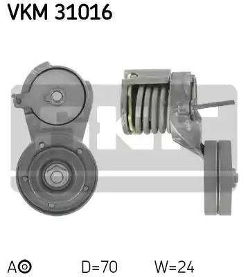 Ролик натяжной, SKF, VKM31016