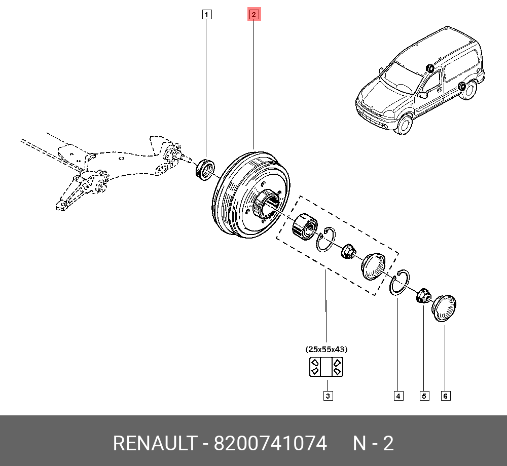 8200741074 RENAULT Барабан тормозной купить в Москве | Рений-Авто -  кунцевский авторынок