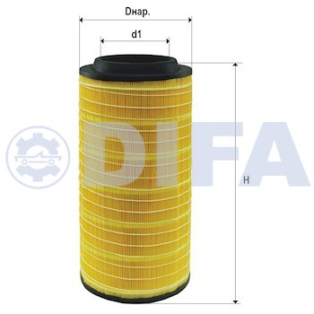 Элемент фильтрующий воздушный