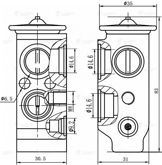 Клапан расширительный кондиционера