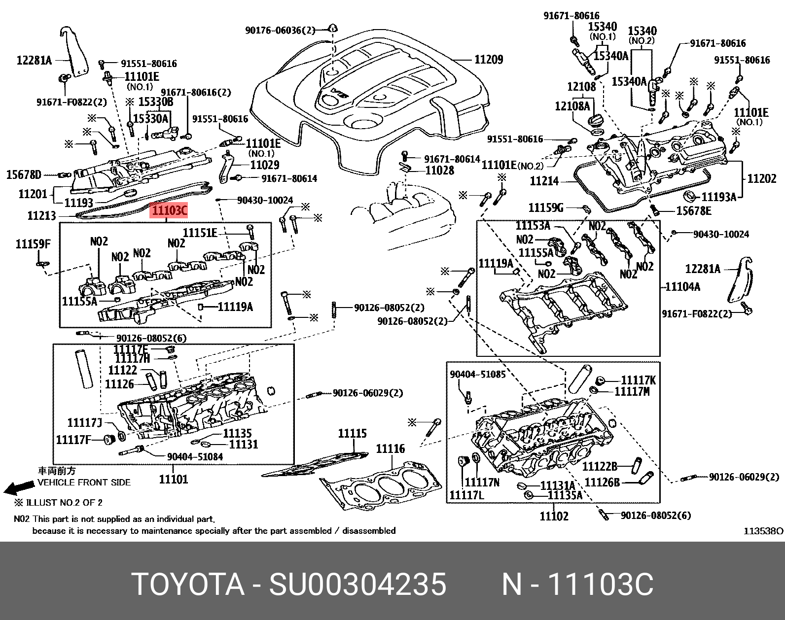 TOYOTA 86 201203 - 201607 ZN6 GENUINE PARTS