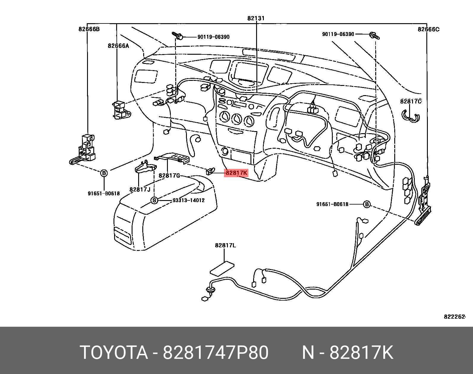PRIUS 201511 -, PROTECTOR, WIRING HARNESS, NO.10