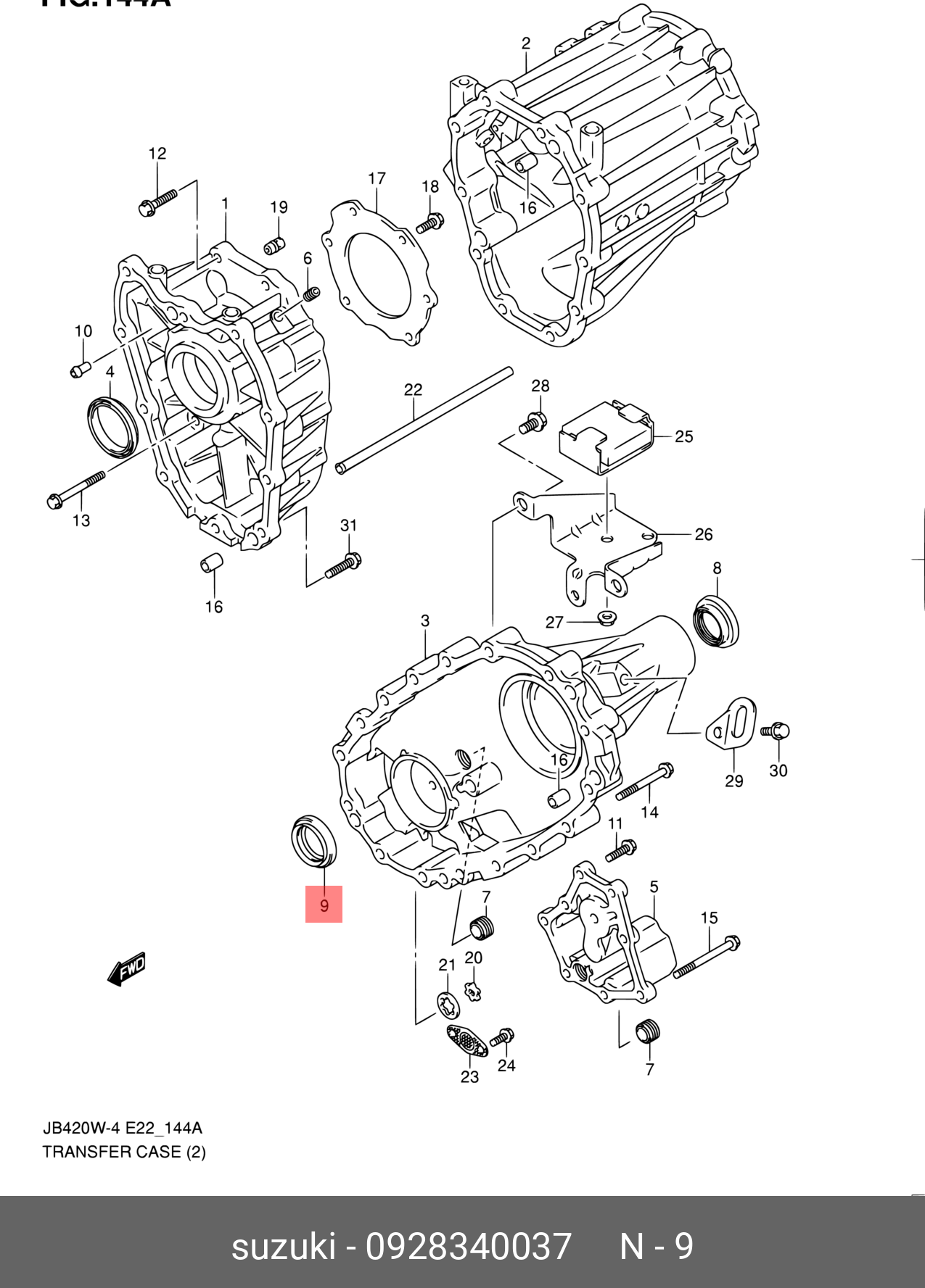 Genuine OE Seal Ring 0928340037 For Suzuki 09283-40037 | eBay