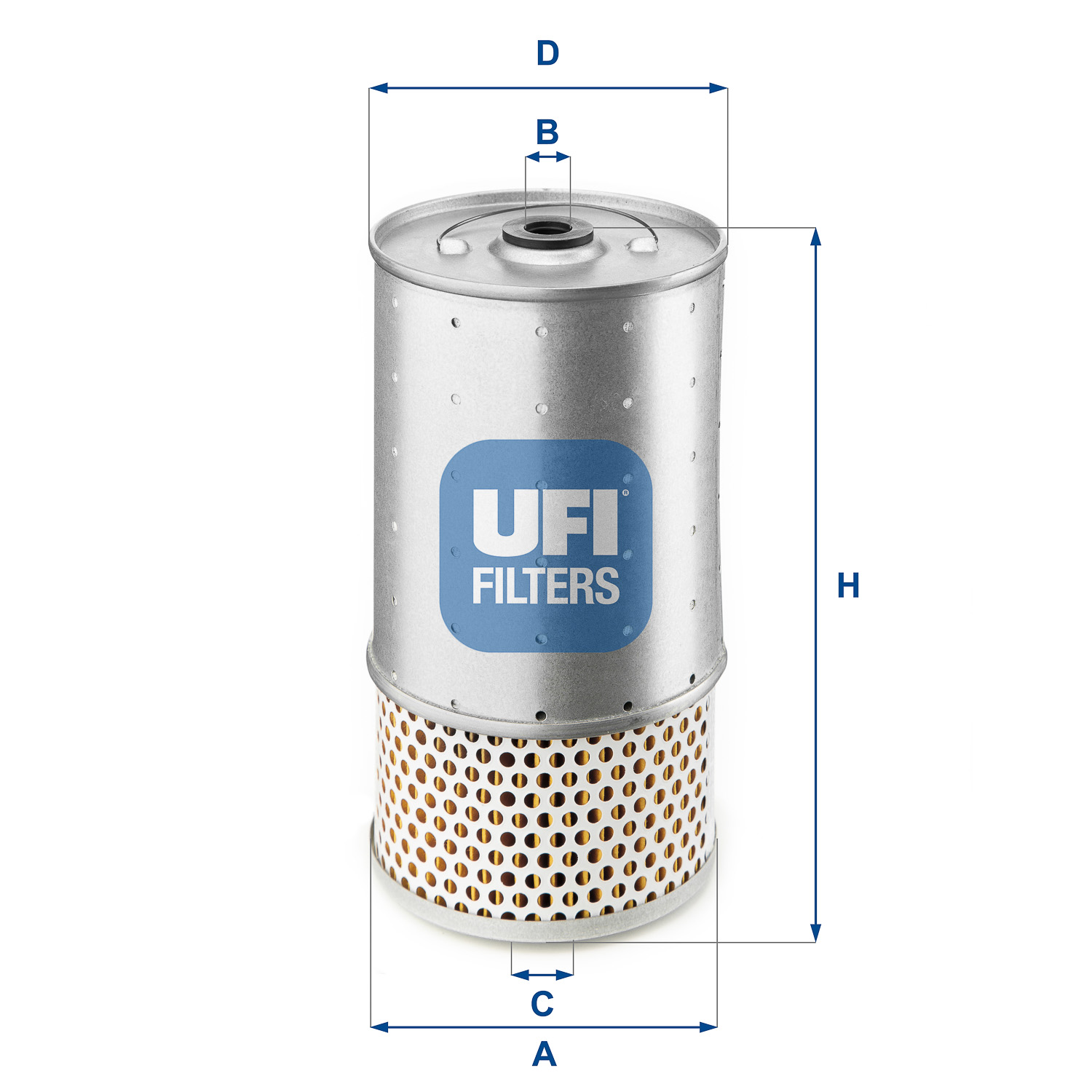 UFI Фильтр масляный 136-OC MB 201, 202, 124, 460, 463, T1 >84, Ssang Yong >96