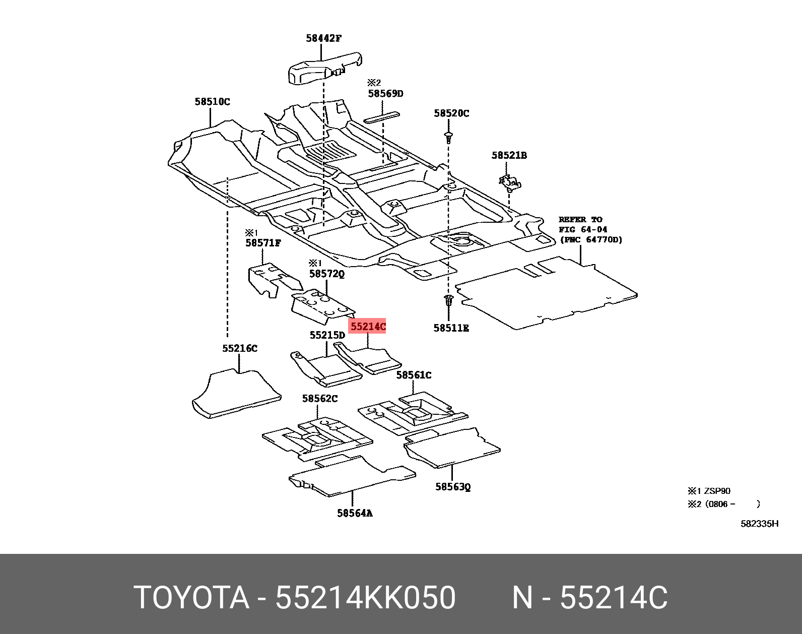 TOYOTA HILUX 202108- GENUINE PARTS