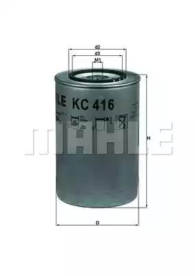 Фильтр топливный KC 416