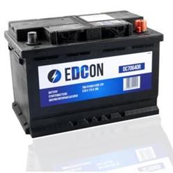 EDCON аккумуляторная батарея! 70Ah 640A + справа 278х175х190 B13\