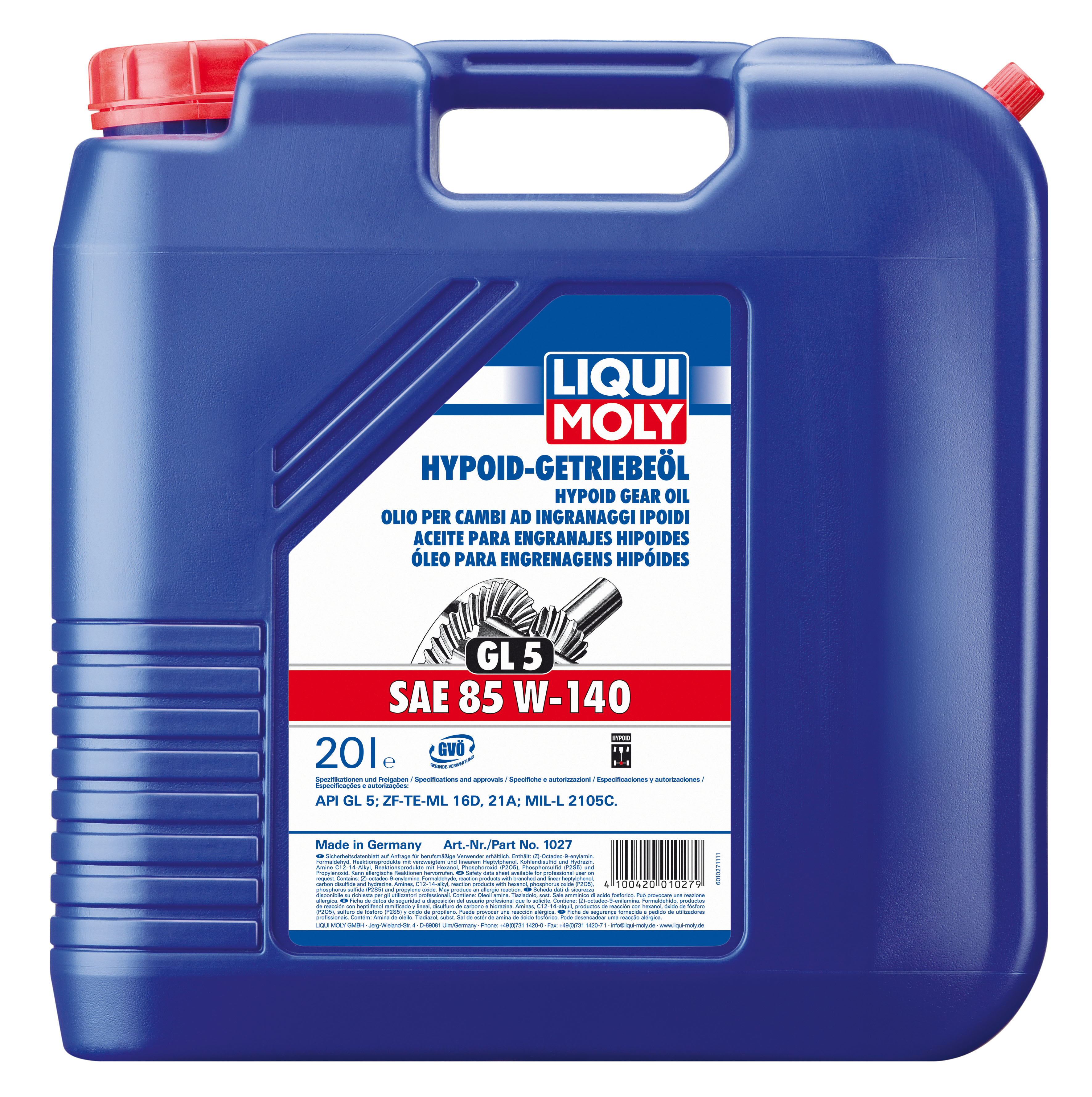 Hypoid Getriebeoil Liqui Moly 1027