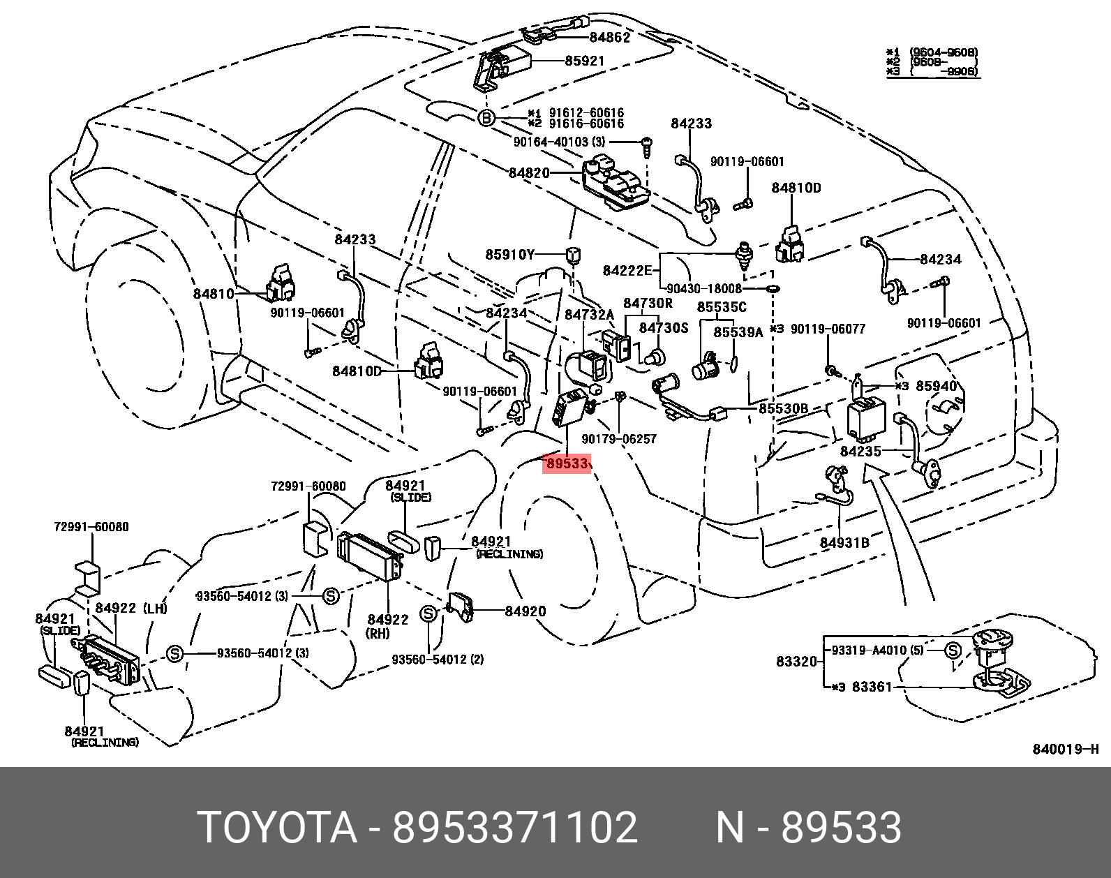 TOYOTA HILUX 202108- GENUINE PARTS