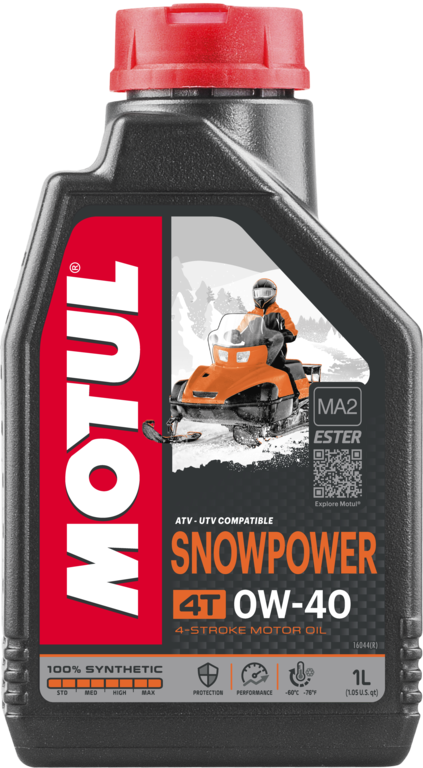 Масло моторное 4T Motul Snowpower 0W40