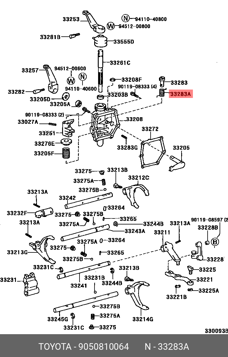 LAND CRUISER 201408 - 201507, SPRING, COMPRESSION (FOR REVERSE RESTRICT PIN)